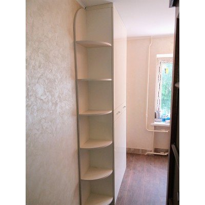 Сучасна невелика бежева кухня на замовлення №181